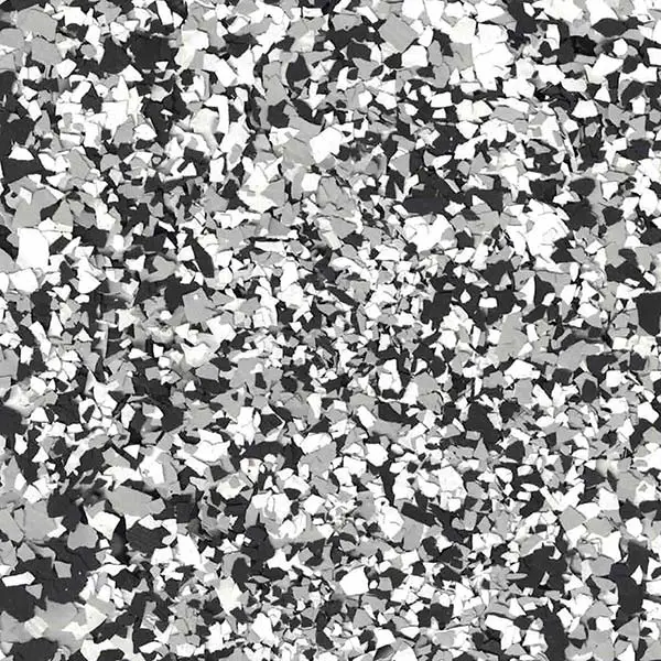 The image displays a textured black, white, and gray speckled pattern, resembling a terrazzo surface. No people, landmarks, or buildings are visible.